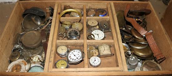 Collection of watchmakers items